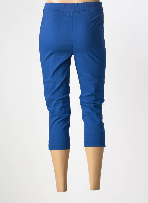 Pantalon trei sferturi albastru ADELINA BY SCHEITER femeie