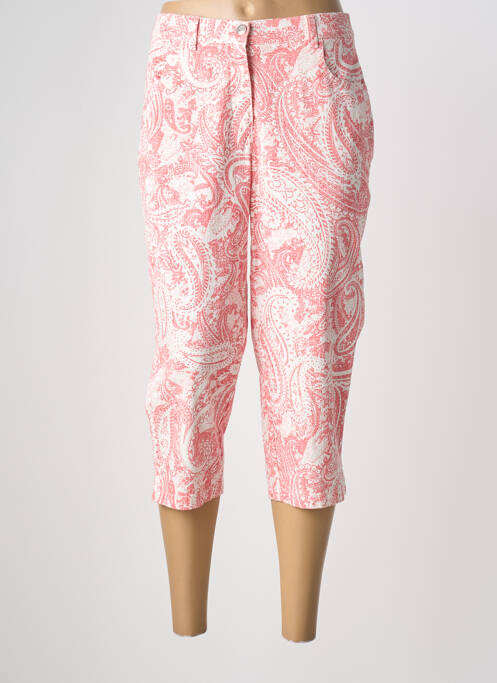 Pantalon trei sferturi alb ADELINA BY SCHEITER femeie