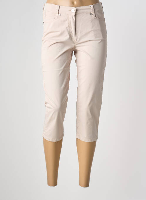Pantalon trei sferturi bej GARDEUR femeie