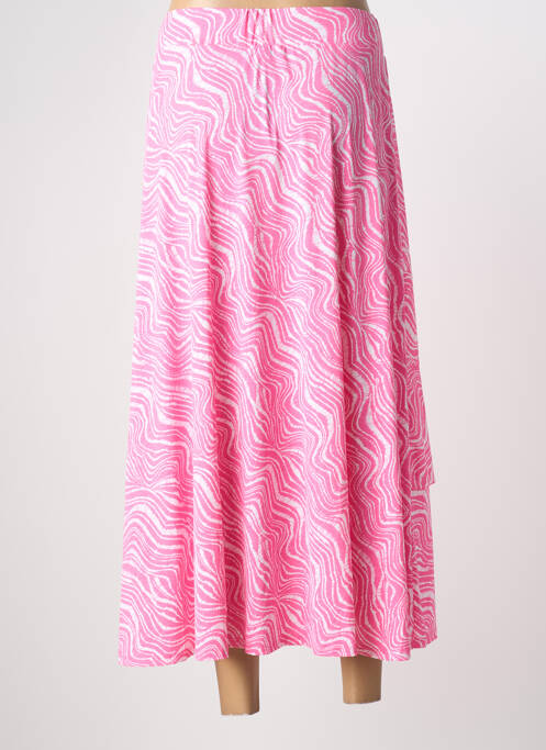 Fustă lungă roz MARBLE femeie