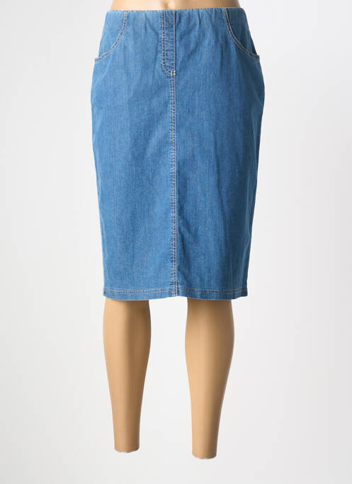 Fustă midi albastru ADELINA BY SCHEITER femeie