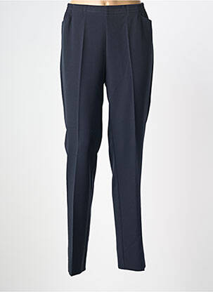 Pantalon slim talie elastică mărime normală albastru ADELINA BY SCHEITER femeie