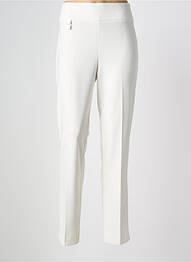 Pantalon drept elasticitate mărime normală alb FUEGO WOMAN femme