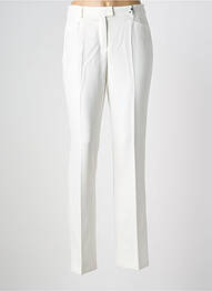 Pantalon drept elasticitate mărime normală alb BASLER femme