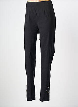 Pantalon drept elasticitate mărime normală negru CHALOU femeie