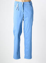 Pantalon drept elasticitate mărime normală albastru GERRY WEBER femme