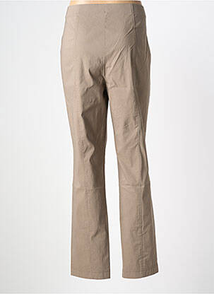 Pantalon drept elasticitate mărime normală maro ADELINA BY SCHEITER femeie
