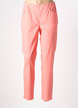 Pantalon drept elasticitate mărime normală portocaliu ADELINA BY SCHEITER femeie