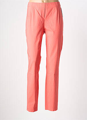 Pantalon drept elasticitate mărime normală portocalie ADELINA BY SCHEITER femeie