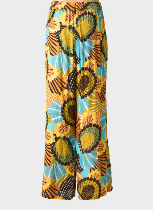 Pantalon larg galben DIANA GALLESI femeie