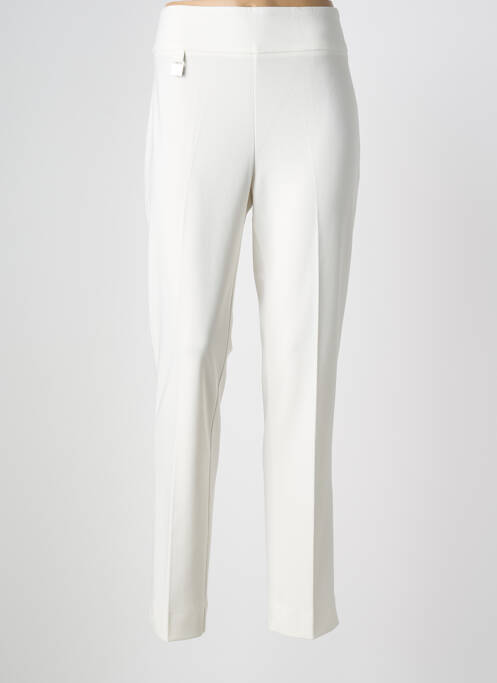 Pantalon drept alb FUEGO WOMAN femeie