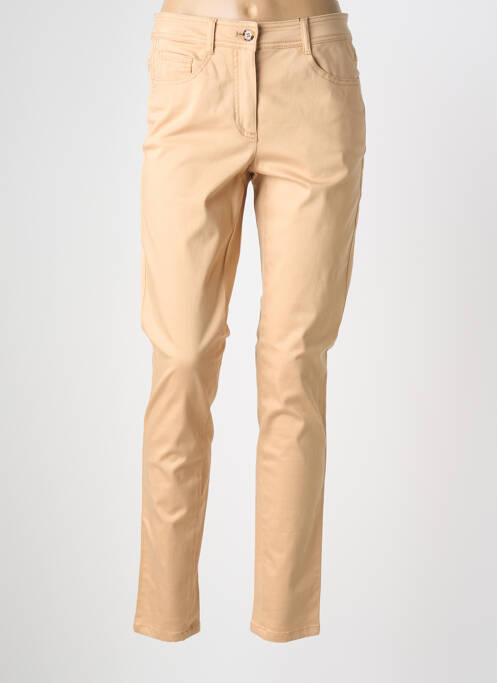 Pantalon slim bej BASLER femeie