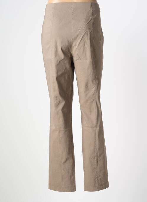 Pantalon drept maro ADELINA BY SCHEITER femeie