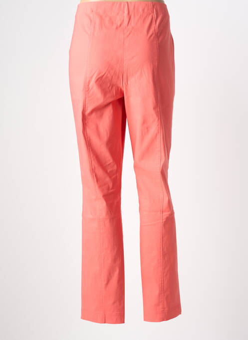 Pantalon drept portocaliu ADELINA BY SCHEITER femeie