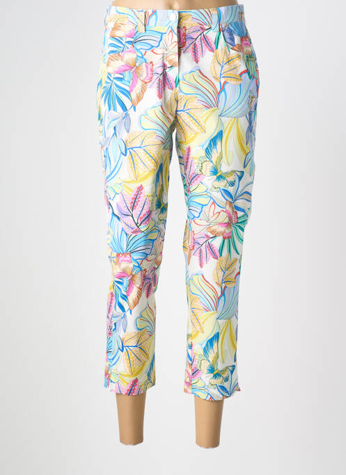 Pantalon trei sferturi albastru ADELINA BY SCHEITER femeie