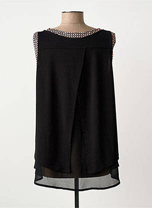 Top elasticitate fără mâneci negru FUEGO WOMAN femeie