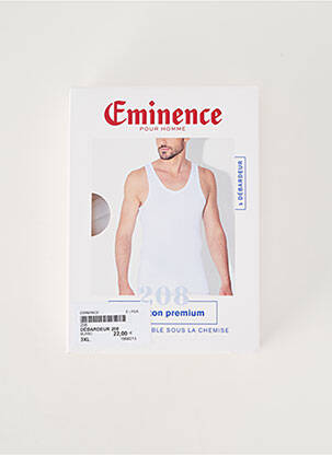 Maiou croială ajustată fără mâneci alb EMINENCE femme