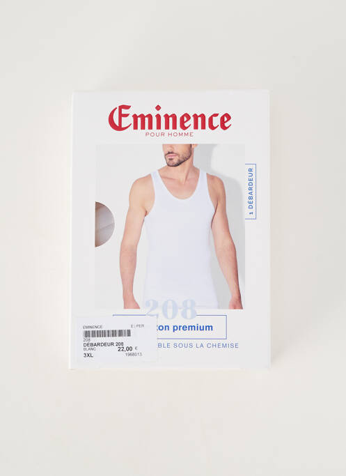 Maiou croială ajustată fără mâneci alb EMINENCE femme