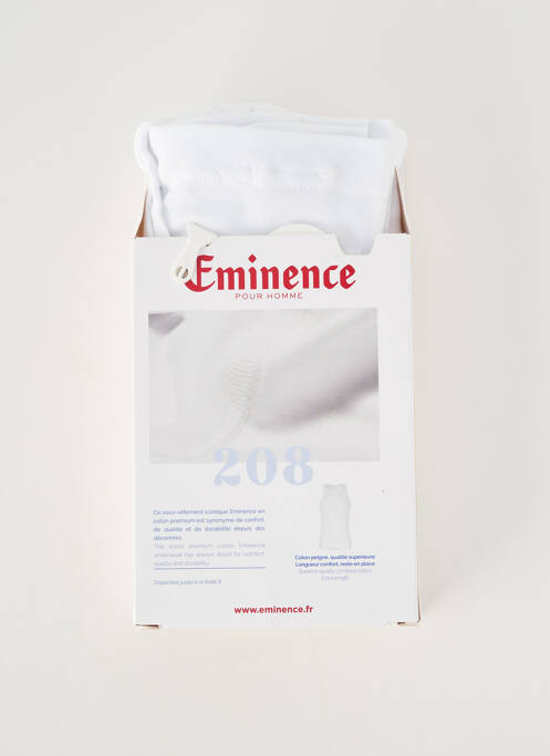 Maiou croială ajustată fără mâneci alb EMINENCE femme