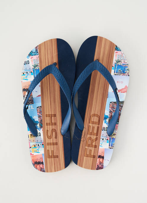 Șlapi vârf deschis vârf deschis albastru SINNER homme