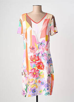 Rochie scurtă portocaliu MALOKA femeie