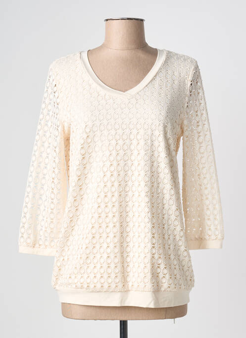 Top bej BARBARA LEBEK femeie