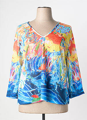 Top albastru MALOKA femeie