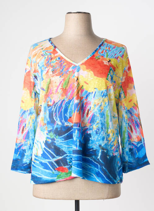 Top albastru MALOKA femeie