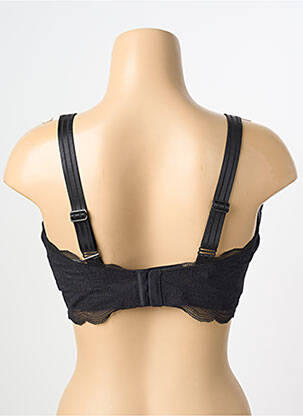 Sutien fără armatură top sutien push-up negru TRIUMPH femeie
