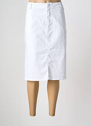 Fustă midi alb GRIFFON femeie