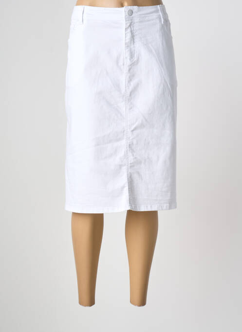 Fustă midi alb GRIFFON femeie