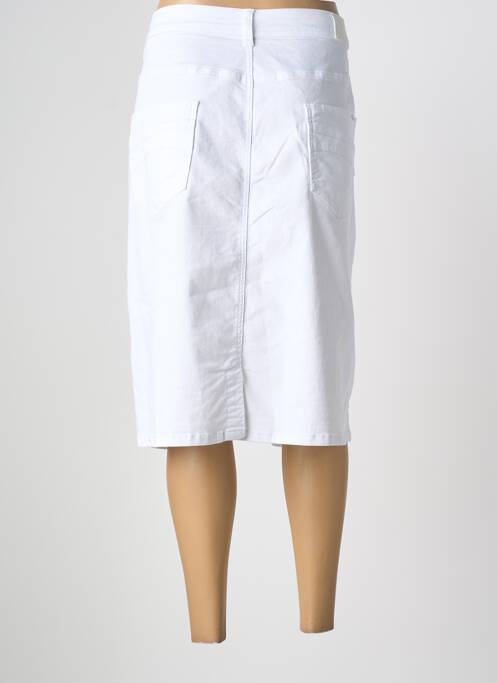 Fustă midi alb GRIFFON femeie