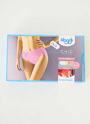 Shorty elasticitate roz SLOGGI femme