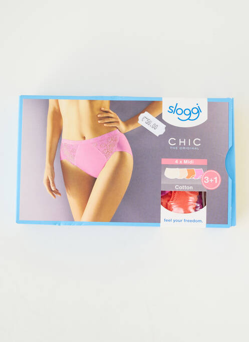 Shorty elasticitate roz SLOGGI femme