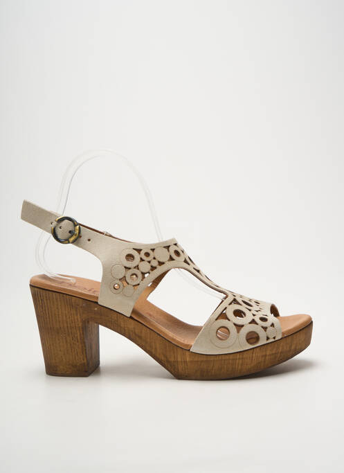 Sandale/Pantofi decupați bej HEINE femeie