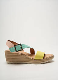 Sandale/pantofi decupați toc platformă toc de 4 la 6 cm roz HEINE femme