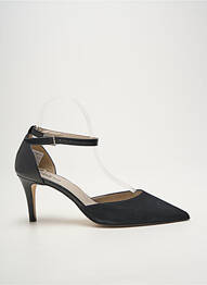 Pantofi cu toc țesătură satinată toc de 7 la 9 cm negru HEINE femme