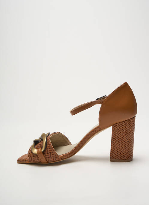 Sandale/Pantofi decupați maro HEINE femeie