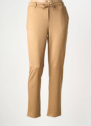 Pantalon slim maro ELLE EST OU LA MER femeie