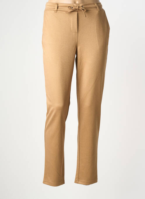 Pantalon slim maro ELLE EST OU LA MER femeie