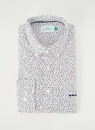 Cămașă cu mâneci lungi imprimeu fantezie alb MISE AU GREEN homme