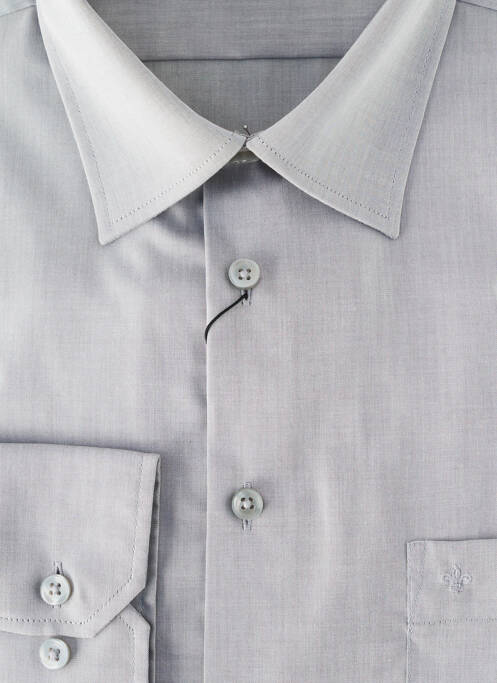 Cămașă cu mâneci lungi croială cambrată gri JUPITER homme