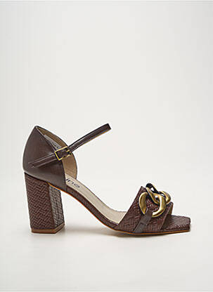 Sandale/Pantofi decupați maro HEINE femeie
