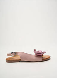 Sandale/pantofi decupați chiquet toc plat până la 3 cm roz HEINE femme