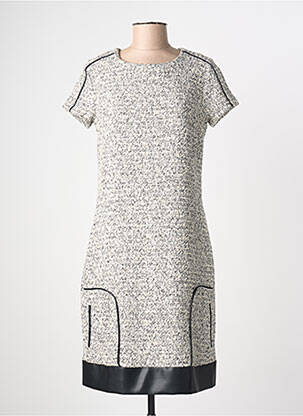 Rochie midi mâneci scurte mâneci scurte alb MERI & ESCA femeie