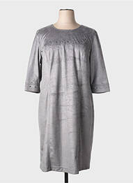 Rochie midi mâneci lungi mâneci lungi gri RABE femeie