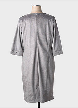 Rochie midi mâneci lungi mâneci lungi gri RABE femeie