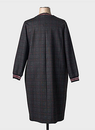 Rochie midi mâneci lungi mâneci lungi negru MERI & ESCA femeie