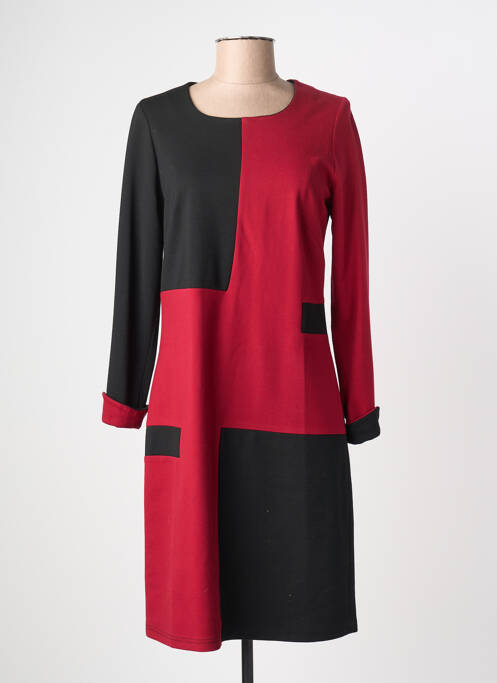 Rochie midi roșu GUY DUBOUIS femeie