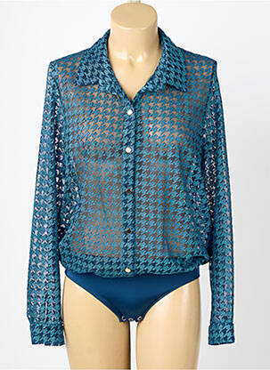 Body de lenjerie albastru LOUISA BRACQ femeie